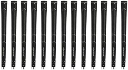 Karma Super Light Oversize (+3/32") Black 13 Piece Golf Grip Bundle