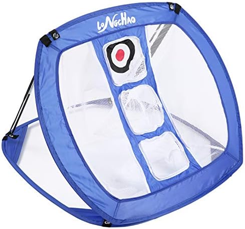 51OhDupCA0L._AC_.jpg LONGCHAO Pop Up Golf Chipping Net, Golf Target Net for Accuracy and Swing Practice- No leans - Image 1