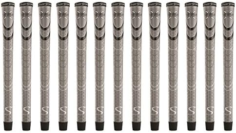 51OrgiCyQWL._AC_.jpg SuperStroke Cross Comfort Grey/Black Standard 13 Piece Golf Grip Bundle - Image 1