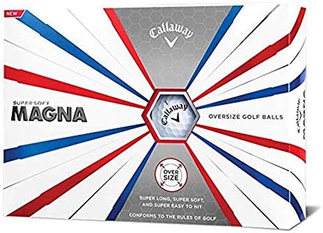 51UtwieSBRL._AC_.jpg Callaway Golf Supersoft Magna Golf Balls, (One Dozen) - Image 1