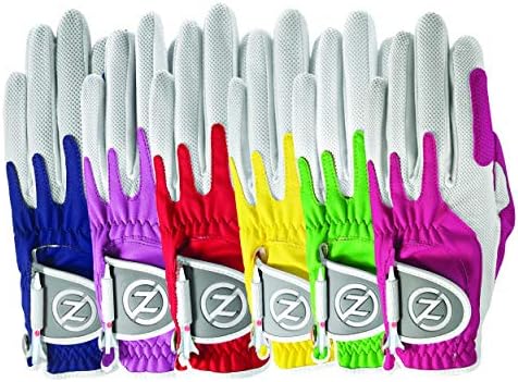 51Y2OsJbyFL._AC_.jpg Zero Friction Ladies Compression-Fit Synthetic Golf Gloves, Universal Fit One Size - Image 1