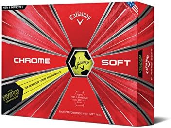 Callaway Golf Chrome Soft Truvis Golf Balls, (One Dozen), Prior Generation