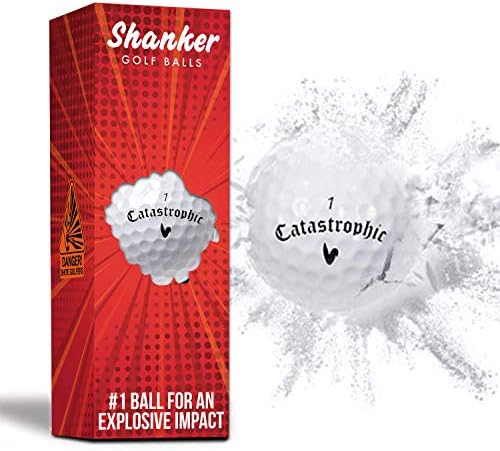 51bTqwXu5ZL._AC_.jpg Shanker Golf Exploding Balls - Prank Balls That Explode on Impact - Funny Joke for Golfers (Sleeve of 3, Novelty) - Image 1