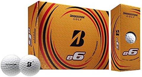 51diHUO-4L._AC_.jpg Bridgestone e6 Golf Balls (One Dozen) - Image 1