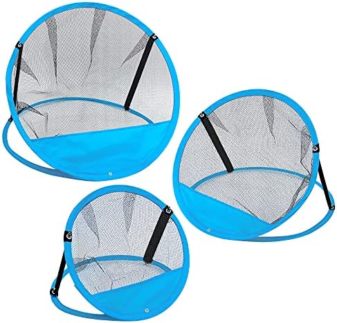 51gNbPFXOQS._AC_.jpg QAAYUU Golf Chipping Net (3 pcs)- Indoor/Outdoor Golfing Target Accessories for Backyard Accuracy and Swing Practice, Multiple Targets Portable Collapsible Carrying Case Gift Box - Image 1