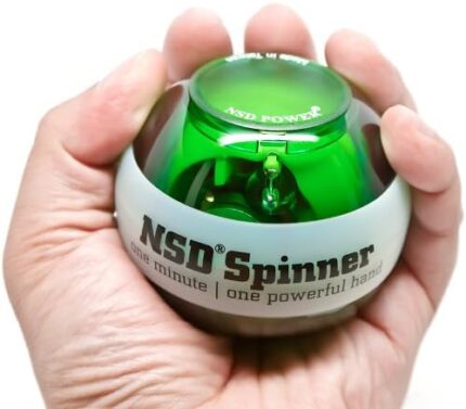 NSD Power Lit Spinner Gyroscopic Wrist and Forearm Exerciser Featuring LED Light