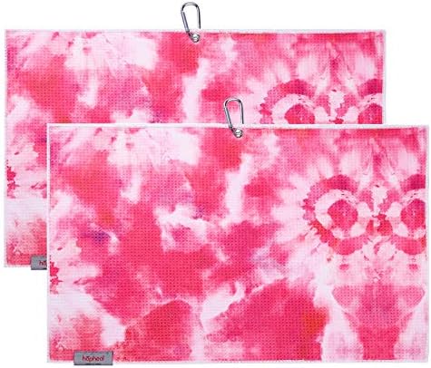 51holvv89L._AC_.jpg hapheal 2 PCS Funny Golf Towel -Disc Golf Towels Sets with Clip-Microfiber Waffle Pattern - Image 1