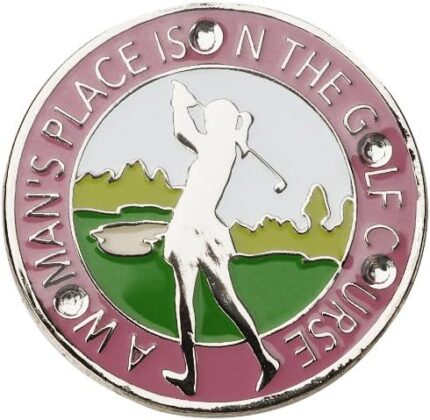 Navika A Woman's Place Swarovski Crystal Ball Marker with Hat Clip