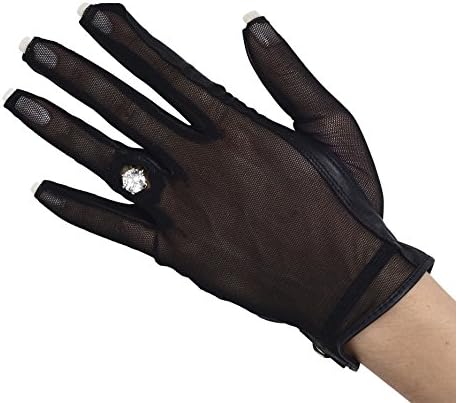 51lKBnnHJoL._AC_.jpg Lady Classic Solar Nail and Ring Glove, Black, Small, Left Hand - Image 1