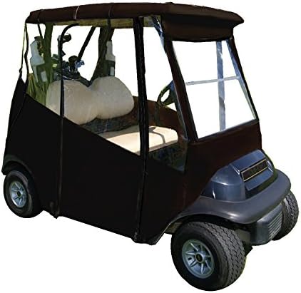 Premium Golf Cart Cover – Portable & Drivable 4-Sided Black Golf Cart Cover – EZGO RXV, TXT, EZGO Golf Cart Cover (60” L X 44” W)