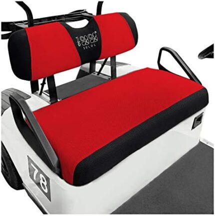 10L0L Golf Cart Seat Covers for EZGO TXT RXV & Club Car DS, Breathable Air Mesh Cloth Washable