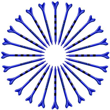 51sUQ7ombNL._AC_.jpg SAPLIZE Plastic Golf Tees Pack of 50/100(2-3/4"&3-1/4" Available) Reduces Friction & Side Spin 4 Prongs Plastic Tees - Image 1