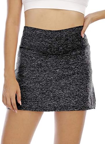 Cucuchy Womens Tennis Skirts Golf Short Skorts High Waist with Inner Pockets