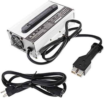 findmall 36 Volt 15 Amp Battery Charger Replacement for EZGO Marathon Golf Cart SB50 Style Plug Handle