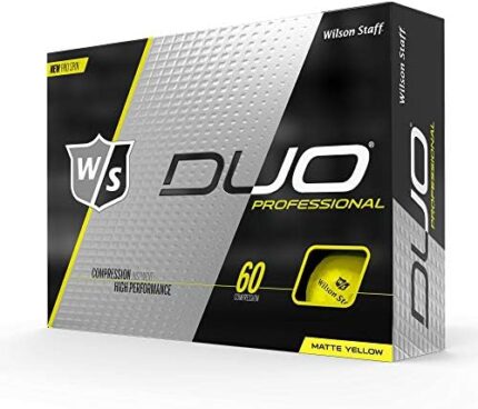 Wilson Staff DUO Professional Golf Ball, Yellow