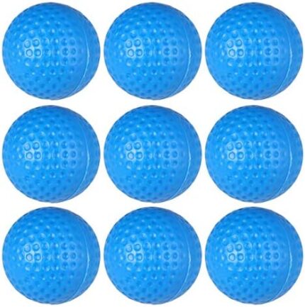 BESPORTBLE 20pcs Golf Training Balls Plastic Golf Practice Balls Sports Golf Balls for Man Woman Blue