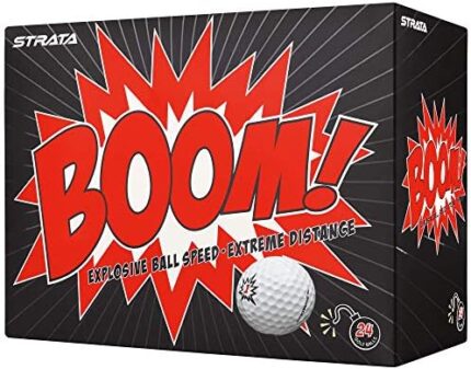 Strata Boom Golf Balls, (Two Dozen)