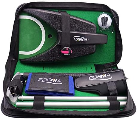 51ywxTtfs3L._AC_.jpg POSMA GSP010A All-in-1 Golf Putting Training Executive Gift Set Perfect Golf Training Putter Gift Set for Indoor Outdoor Golf Practice - Aluminum Putter - Image 1