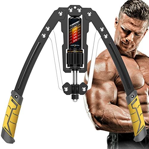 51zAR5GR1SL._AC_.jpg EAST MOUNT Twister Arm Exerciser - Adjustable 22-440lbs Hydraulic Power, Home Chest Expander, Shoulder Muscle Training Fitness Equipment, Arm Enhanced Exercise Strengthener. - Image 1