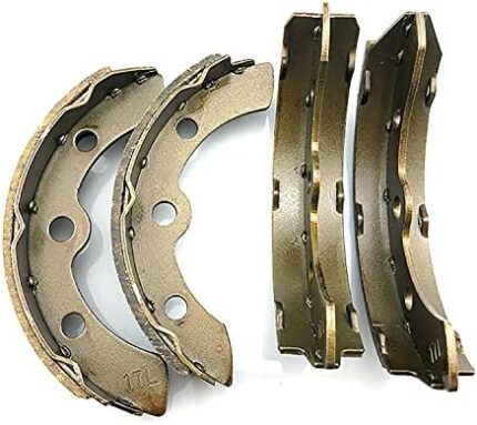 GOXFOFO Golf Cart Brake Shoes Fits Club Car (1995-up) DS and Precedent Golf Cart EZGO and Yamaha G1 1982 & Up(2 Front, 2 Rear) OEM#1018232-01