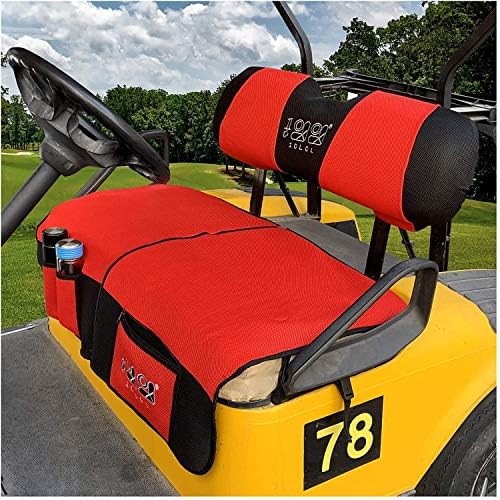 616beaaCAoL._AC_.jpg 10L0L Golf Cart Seat Blanket Covers for EZGO TXT RXV & Club Car DS, Double-Sided Design Breathable Air Mesh & Blanket Washable - Image 1