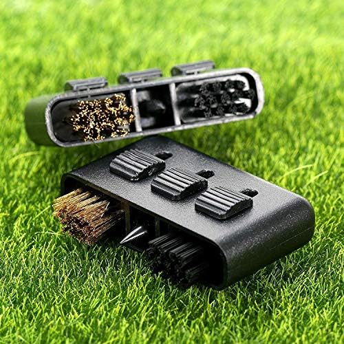 61HQ7KuC6L._AC_.jpg ADVANTAGE-YOU 3 in 1 Retractable Multiple Use Golf Club Cleaner Tool, Golf Club Ball Divot Kit Portable Pocket Size - Image 1