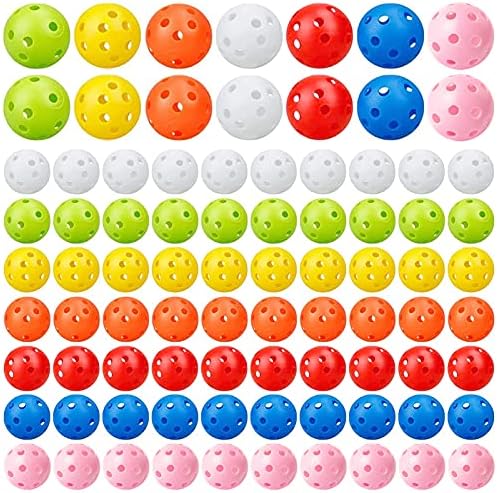 61okm6dzrS._AC_.jpg Practice Golf Balls, Plastic Golf Training Balls 5 inch Golf Balls for Driving Range, Swing Training, Indoor Simulators, Outdoor and Home Use - Image 1