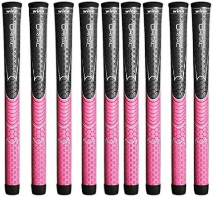 Winn Set of 9 or 13 New DRI-TAC Ladies Pink Golf Grip. 3DT-GPK DRITAC
